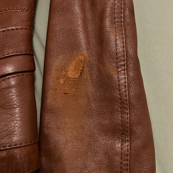 Vera Pelle Brown Italian Leather Jacket - Picture 13 of 13